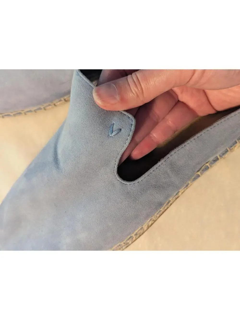 Vionic Blue Slip-On Espadrille Mules